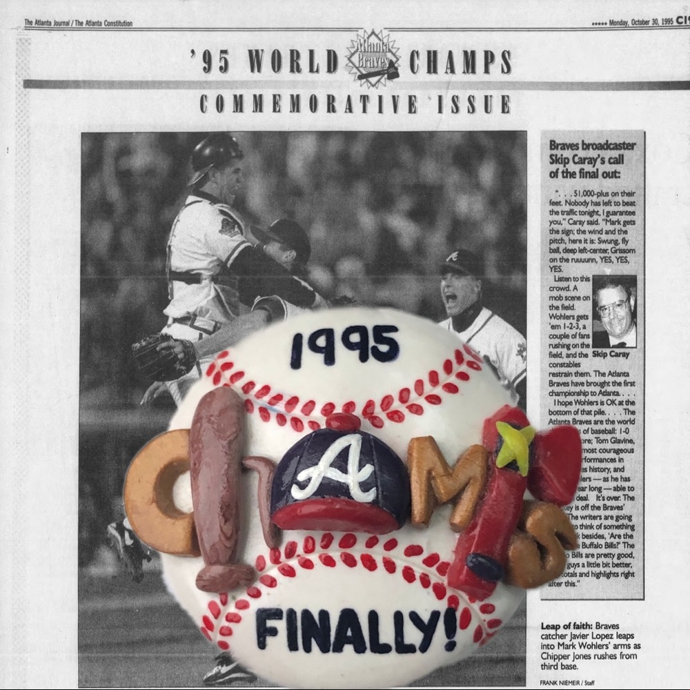 ⚾️ MLB Atlanta Braves ’95 Champs Vintage Pin